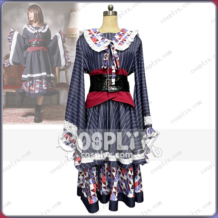 セーラー襟 大正レトロワンピース 和んぴーす 衣装